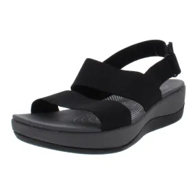 Arla Jacory Womens Open Toe Back Strap Wedge Sandals Easy To Clean