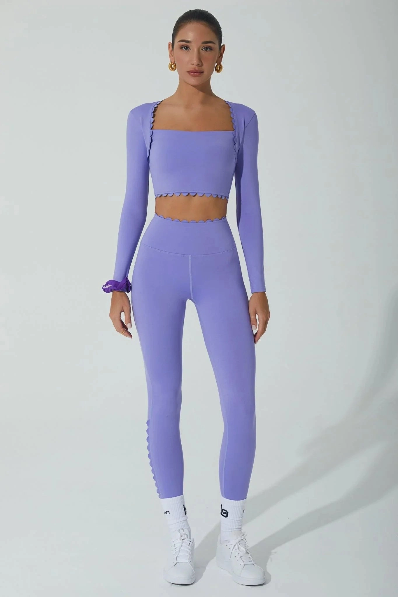 Active Wearable Aster Long Sleeve Top - Very Peri