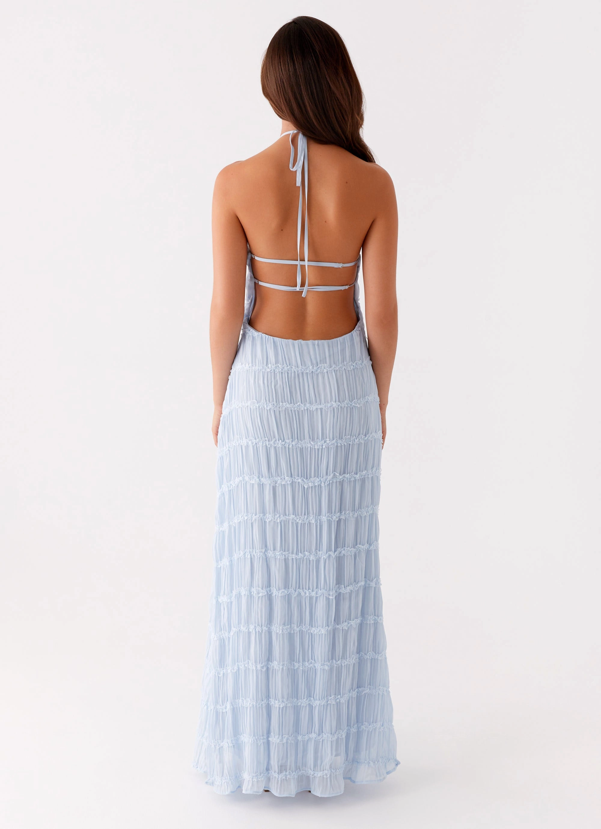 Aullie Maxi Dress - Blue Street Motion Chic Statement
