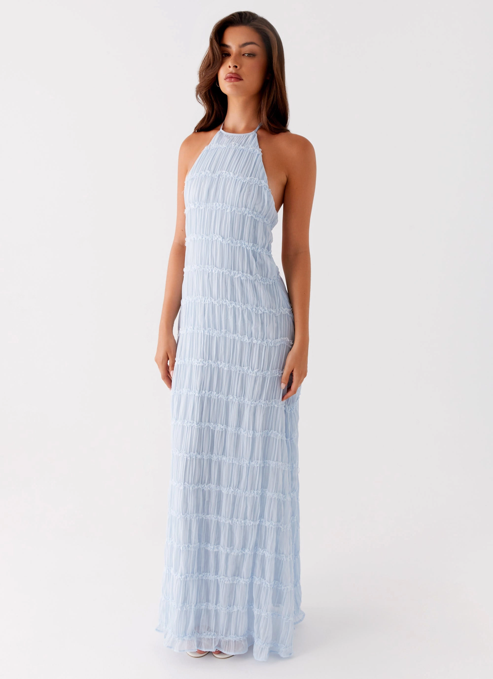 Smooth Layers custom-fit Aullie Maxi Dress - Blue