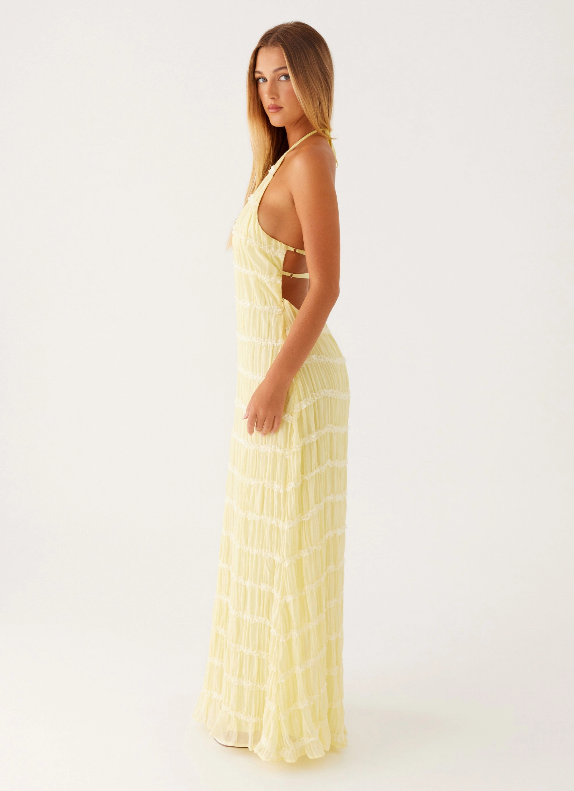 Bold Look Aullie Maxi Dress - Yellow