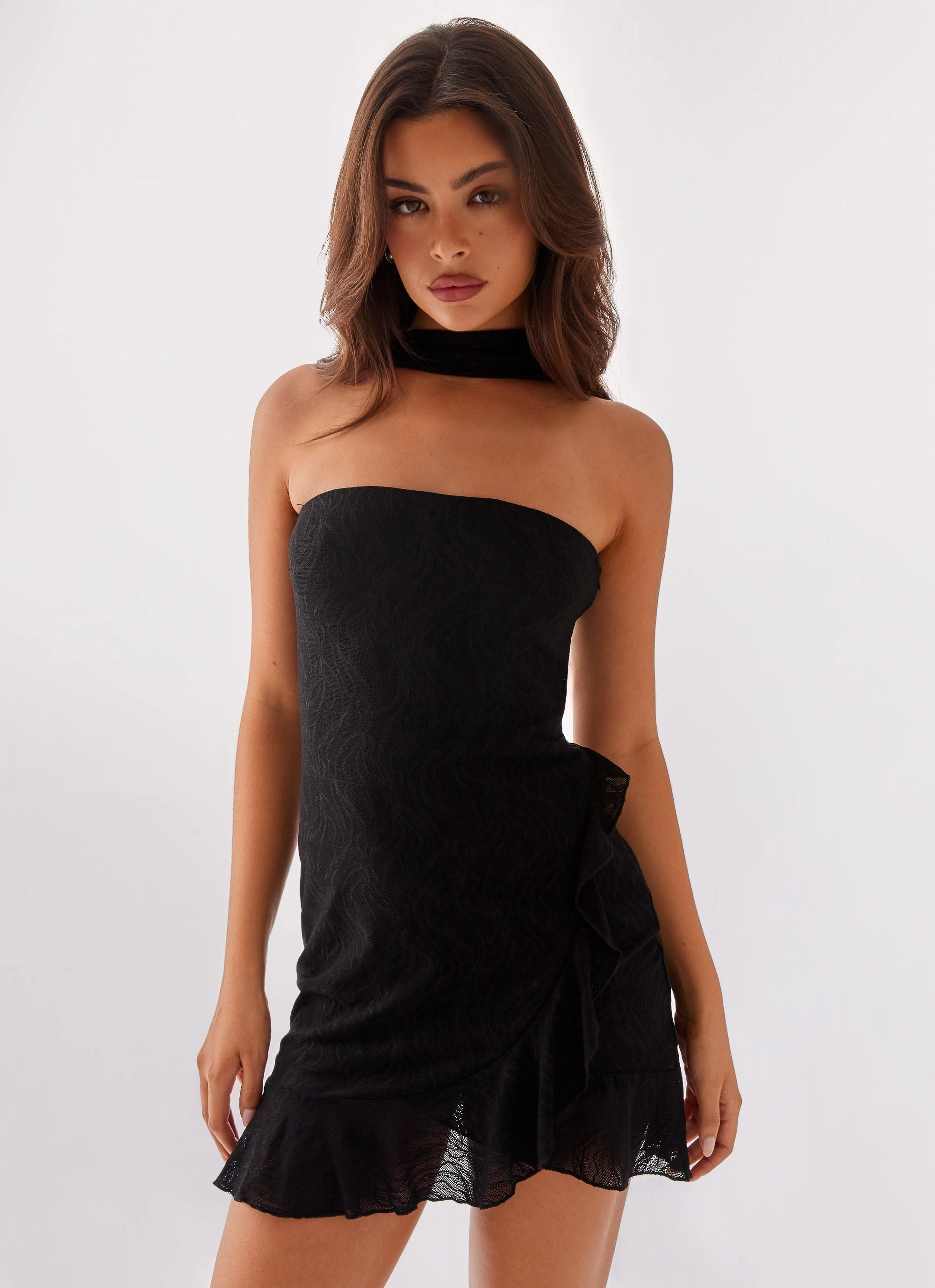Bad Habits Mini Dress - Black Work Vibes