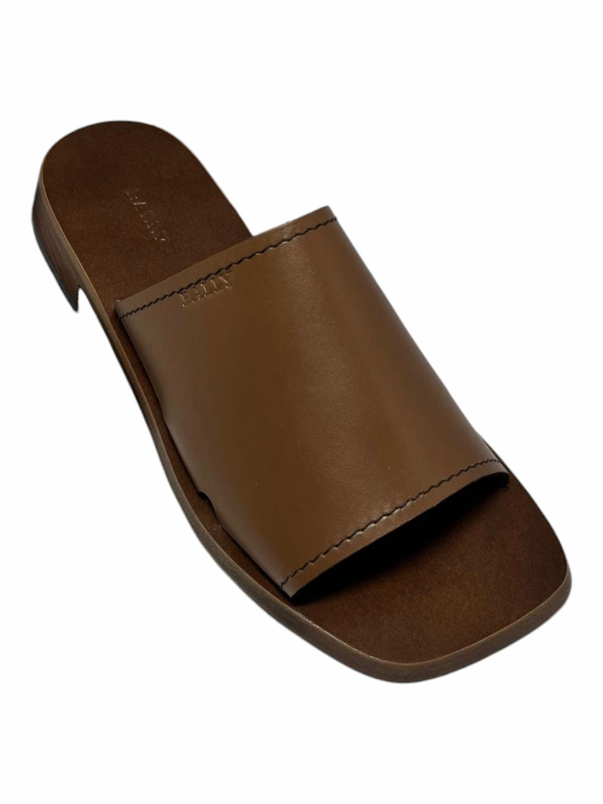 Elegant Sustainable Production Method Bally Ofera 6225849 Ladies Cowboy Plain Leather Flat