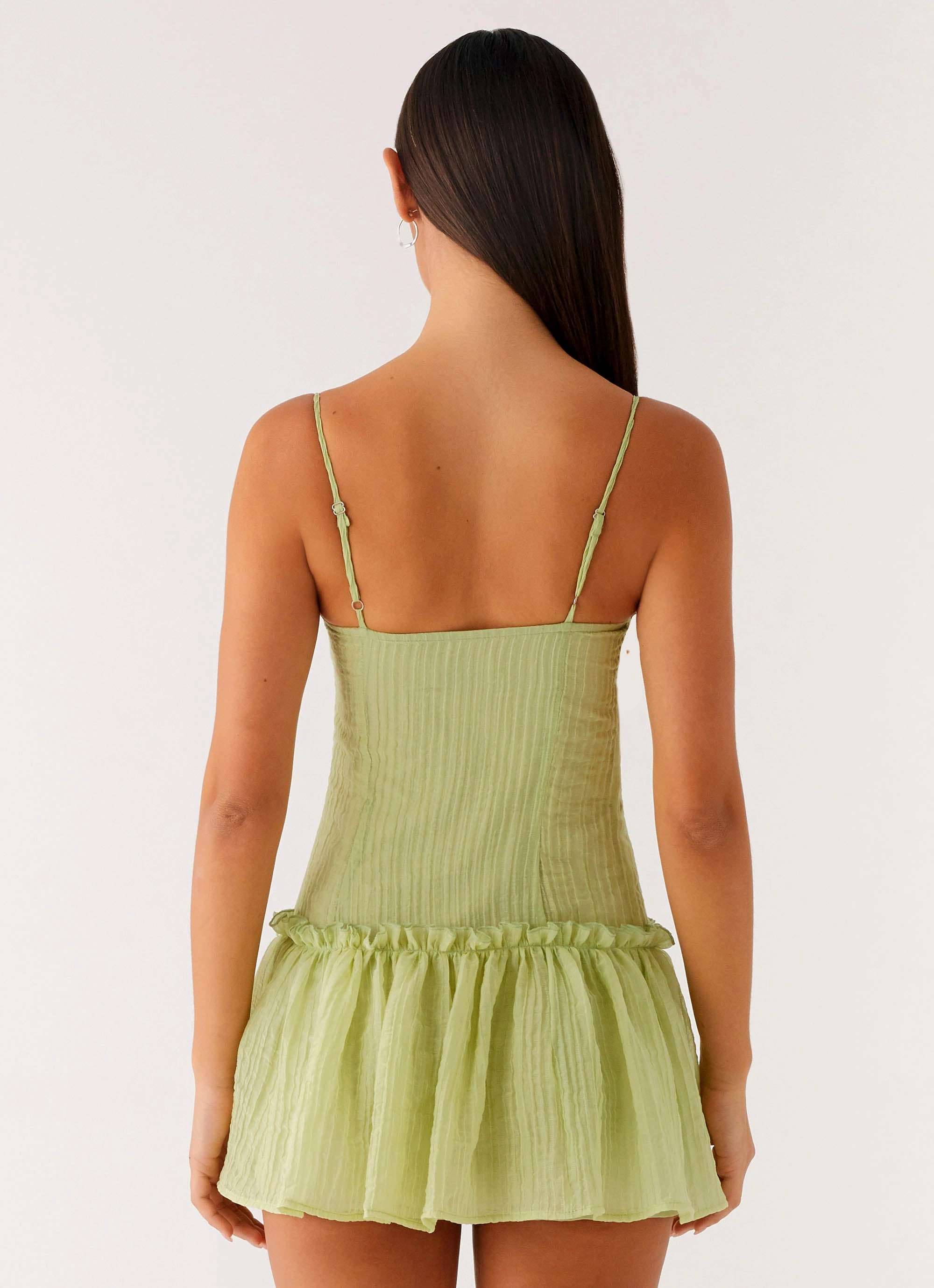 Bambini Mini Dress - Green Timeless fitted silhouette All Fitwear