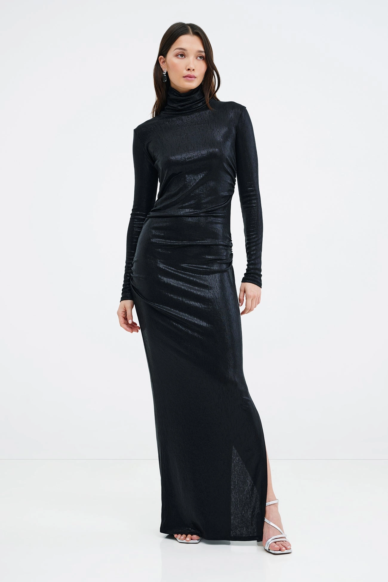 Breathable Influencer-Approved Baxter Metallic Dress