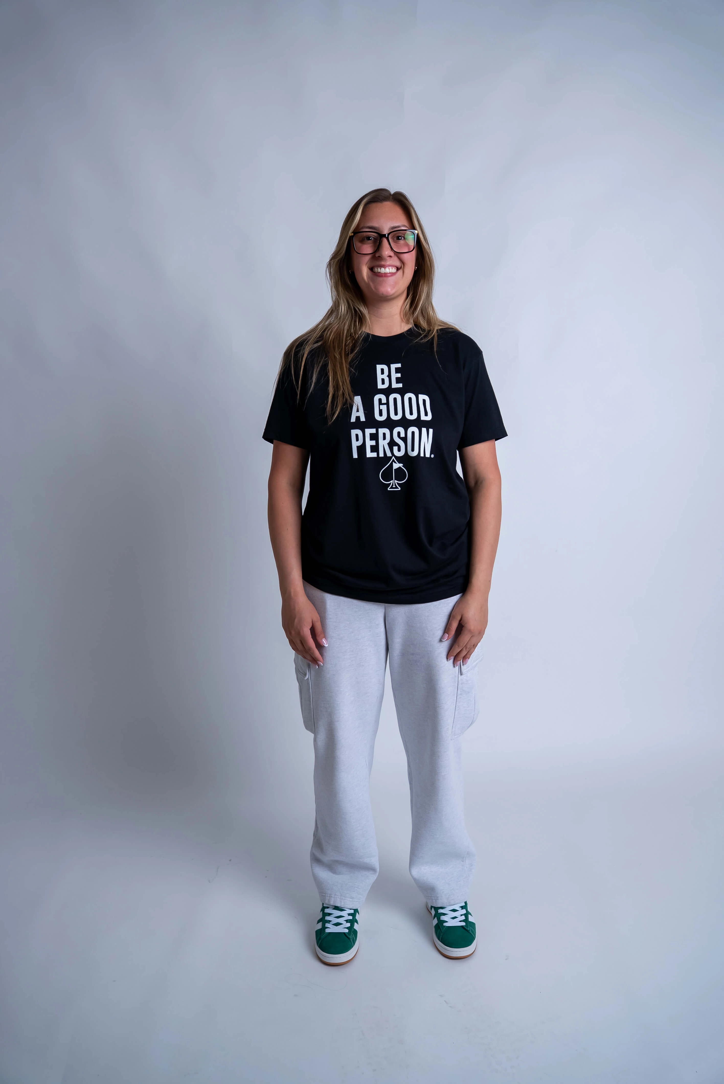 Be A Good Person X Pins and Aces Signature T-Shirt - Black Trendsetter Choice