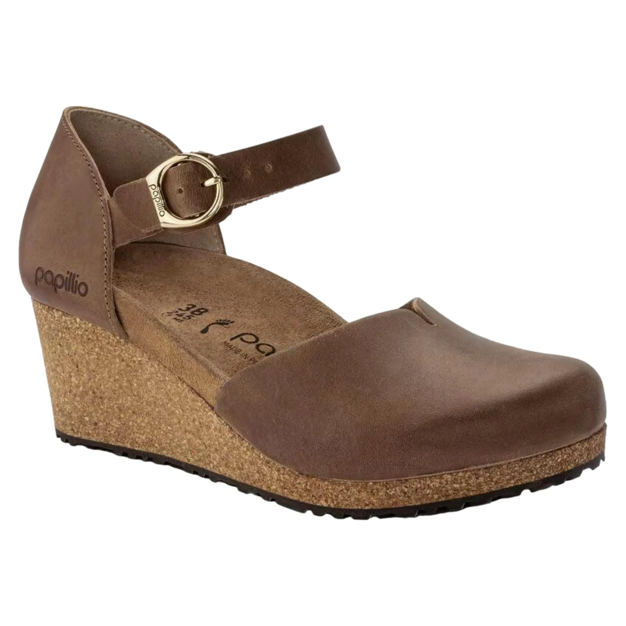 Birkenstock Mary Ring-Buckle Cognac  1023525 Women's Breathable Upper Design