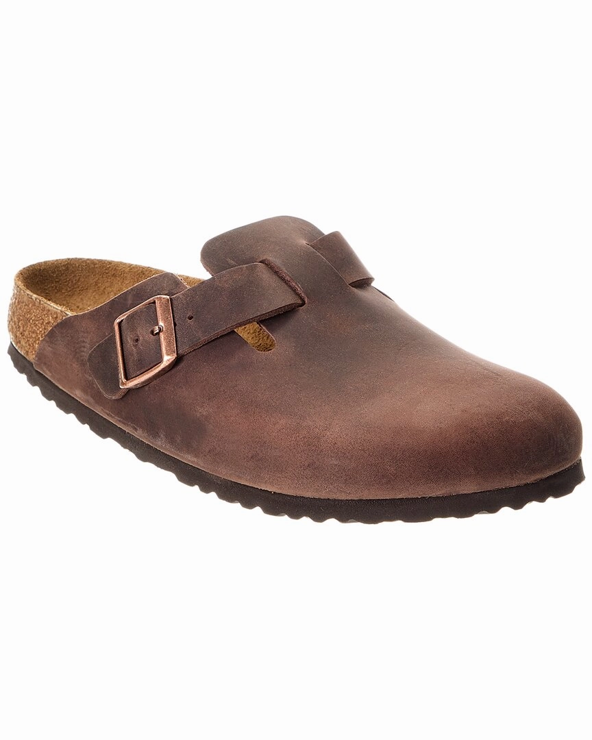 Birkenstock Boston BS Narrow Leather Clog Anti Slip Function Breathable soles