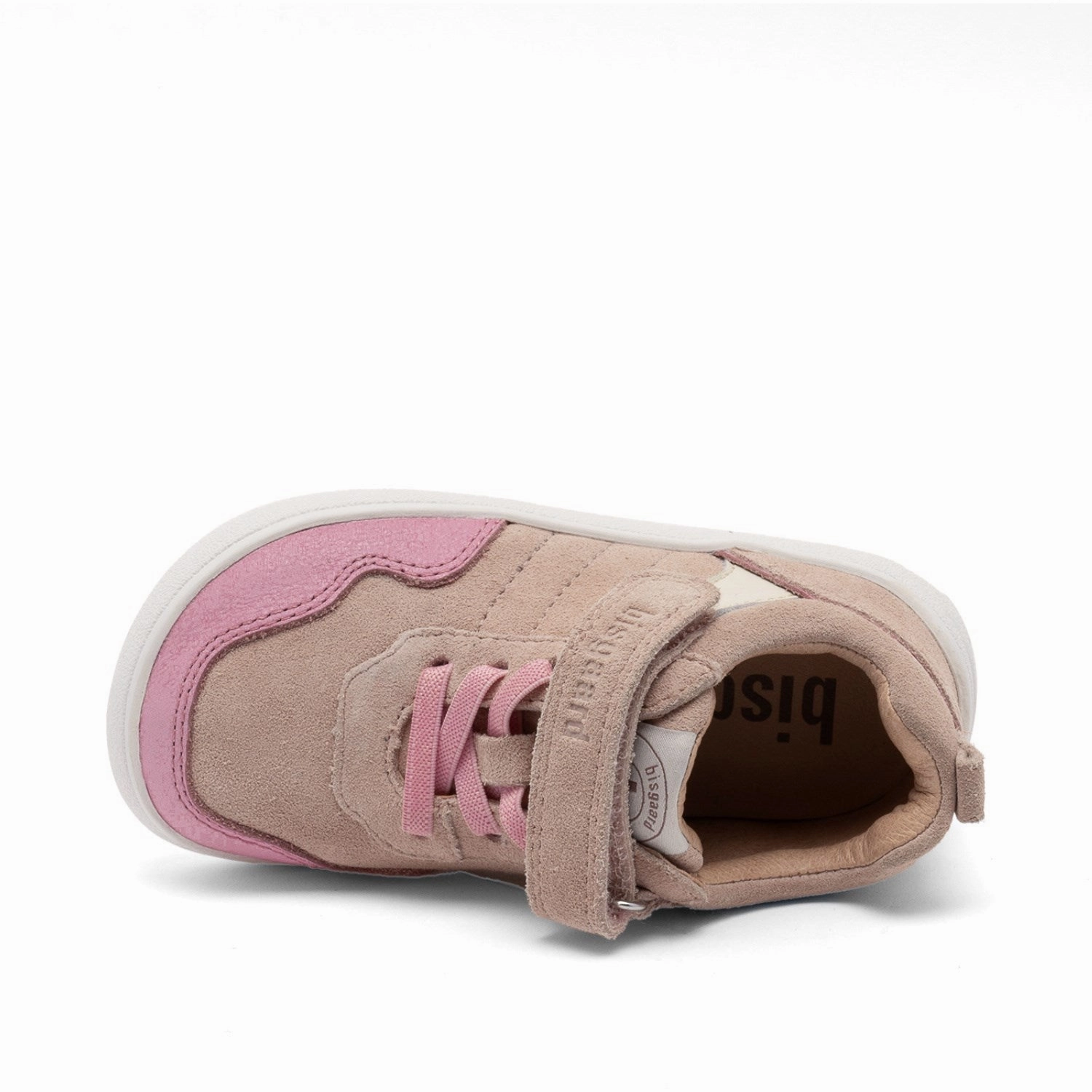 Flexible Build Bisgaard Dusty Rose Barefoot Baloo Velcro Shoe
