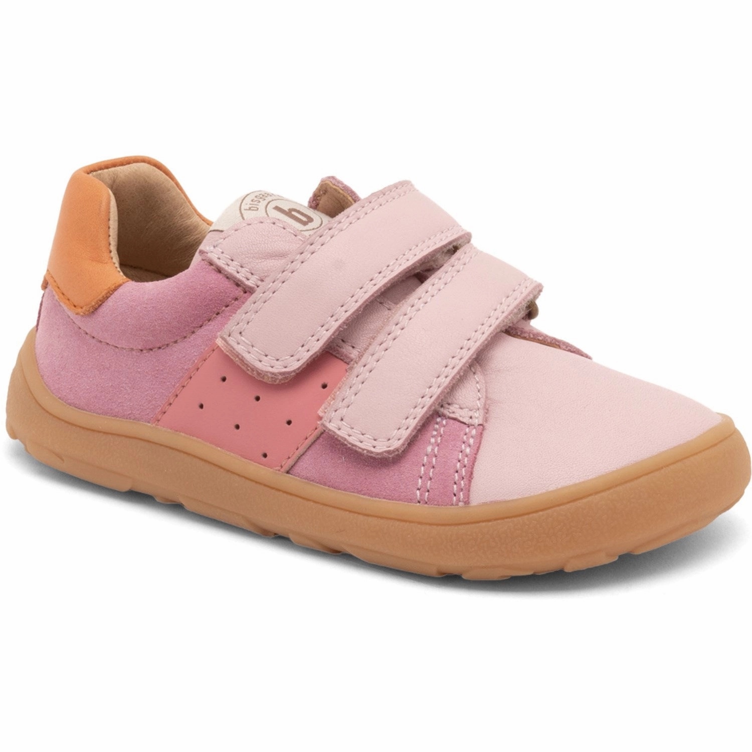 Fashion Movement Kevlar Reinforced Thread Bisgaard Pink Barefoot Ricco Velcro Shoe