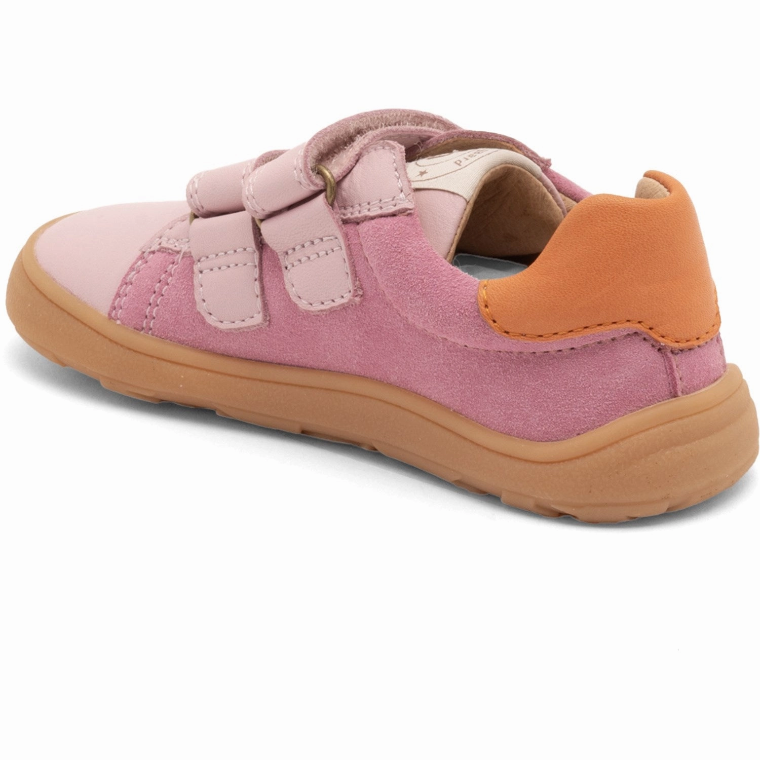 Bisgaard Pink Barefoot Ricco Velcro Shoe Minimalist