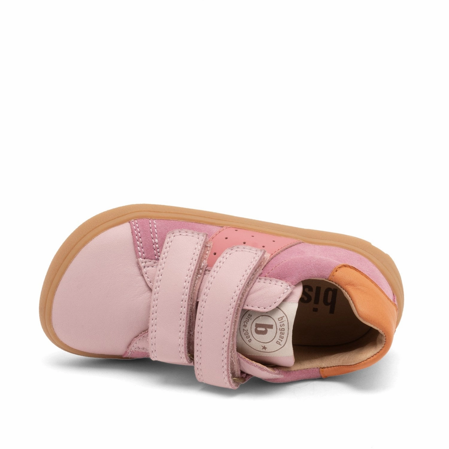 Breathable Liner Responsive Foam Core Bisgaard Pink Barefoot Ricco Velcro Shoe
