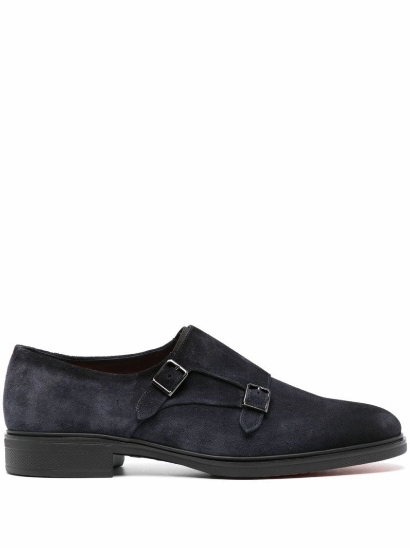 Black Suede Moccasin With Double Monk Strap Union Shade Everyday Balance