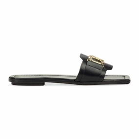 Quick Slip-On Design BLACK SWAN SLIDES