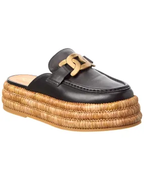 Sandal Repairs TOD??s Leather Platform Espadrille