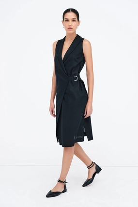 Tabitha Linen-Blend Dress Refined Style