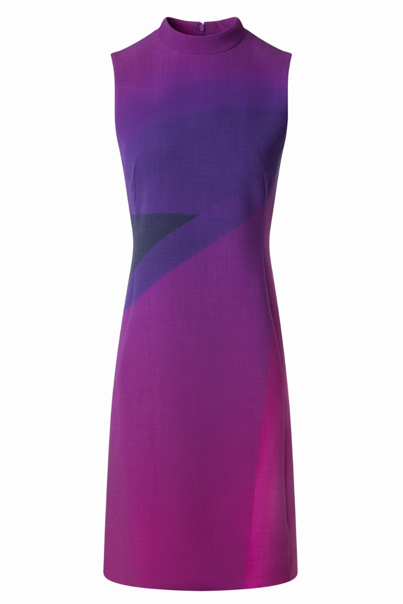 Soft Stretch Coral Soft Alta Magenta Sheath Dress