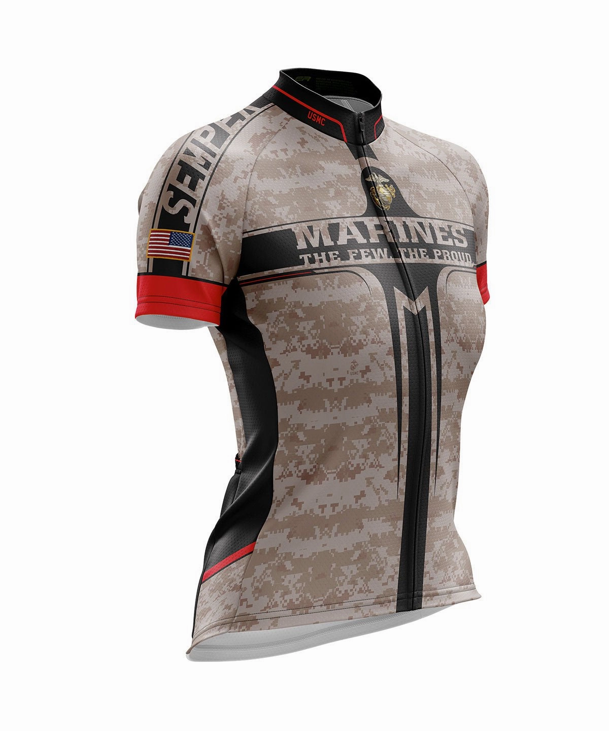 W. CLASSIC JERSEY - USMC CAMO Drop Shoulder