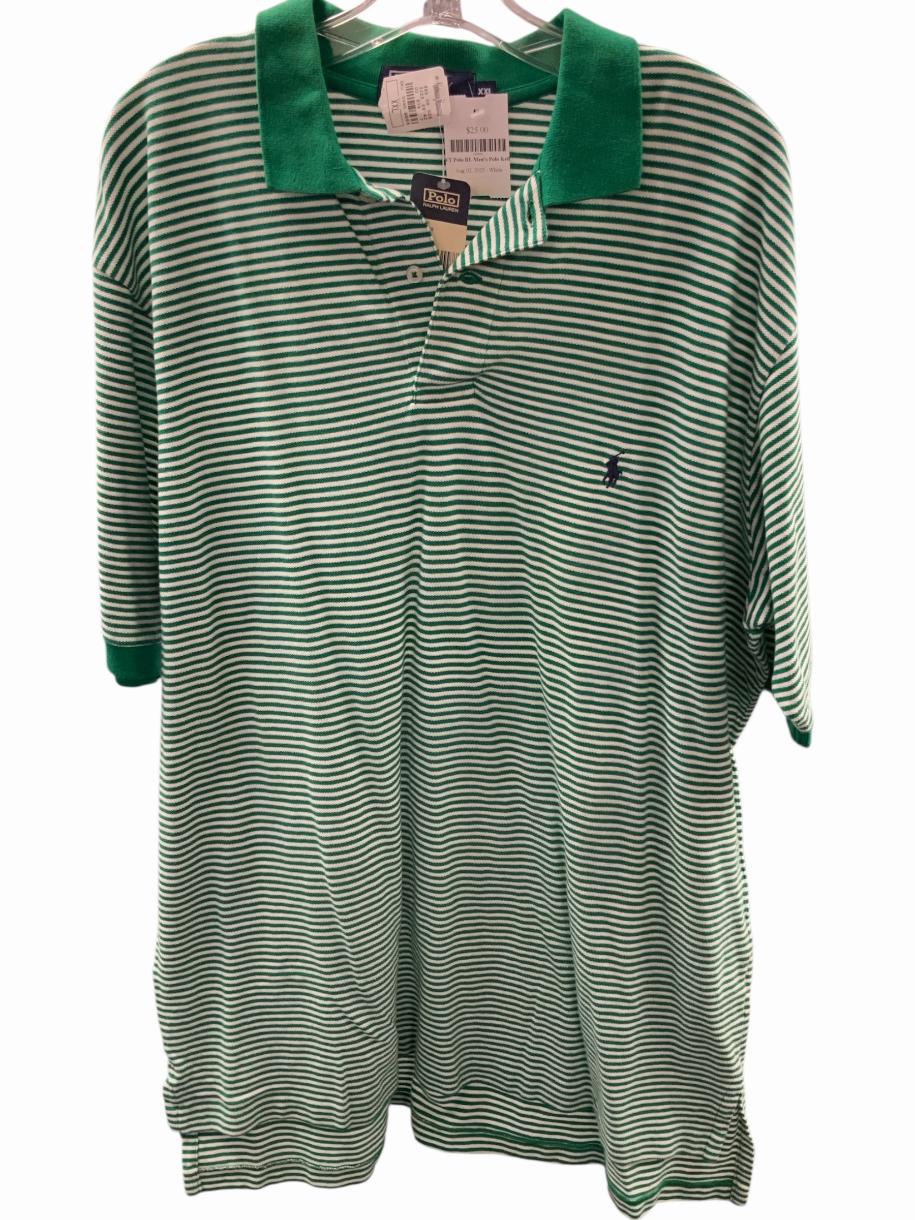 NWT Polo RL Men's Polo Kelly 2X Adjustable Hem Trendy Comfort