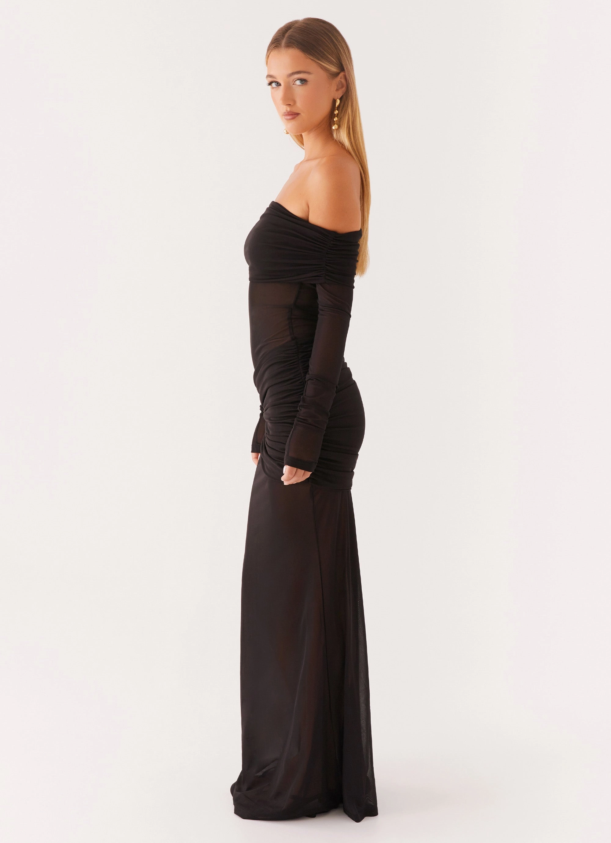 Liberty Maxi Dress - Black Comfortable Design Wear