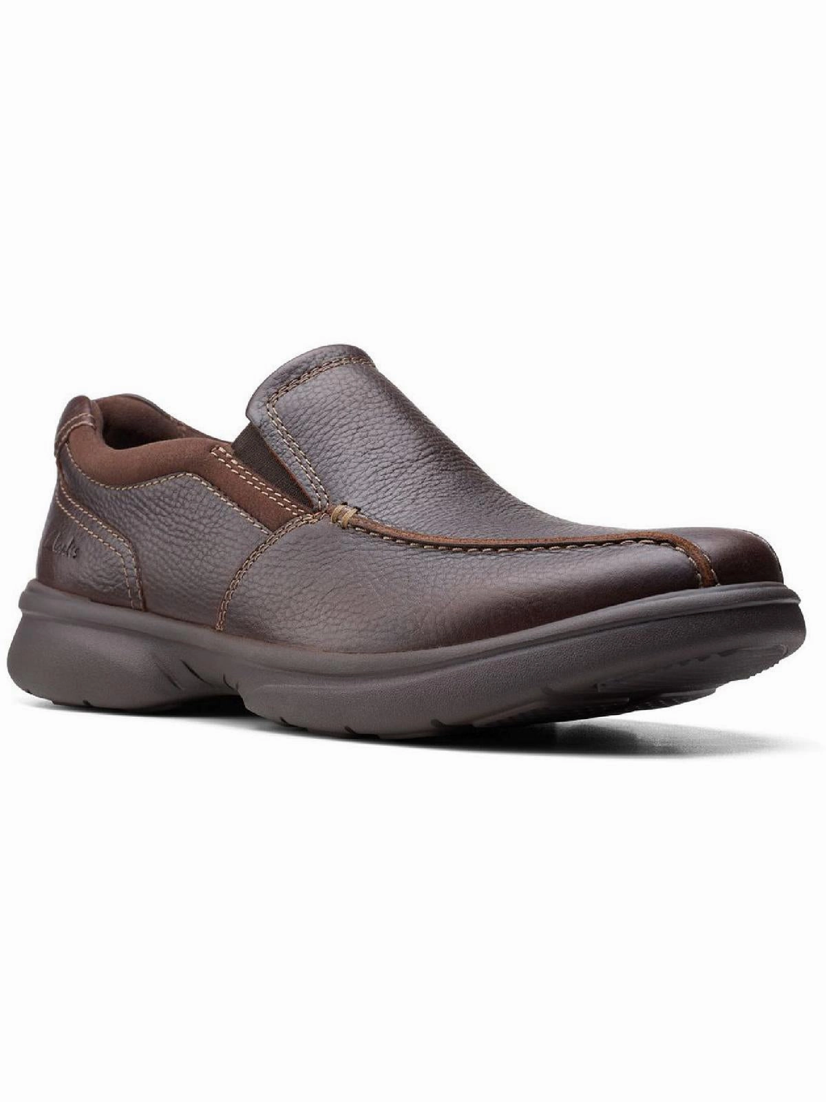 True Edge Full Step Bradley Step Mens Leather Slip On Loafers