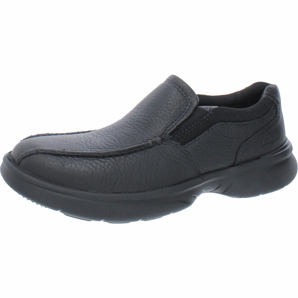 Bradley Step Mens Leather Slip On Loafers Fit Perfect