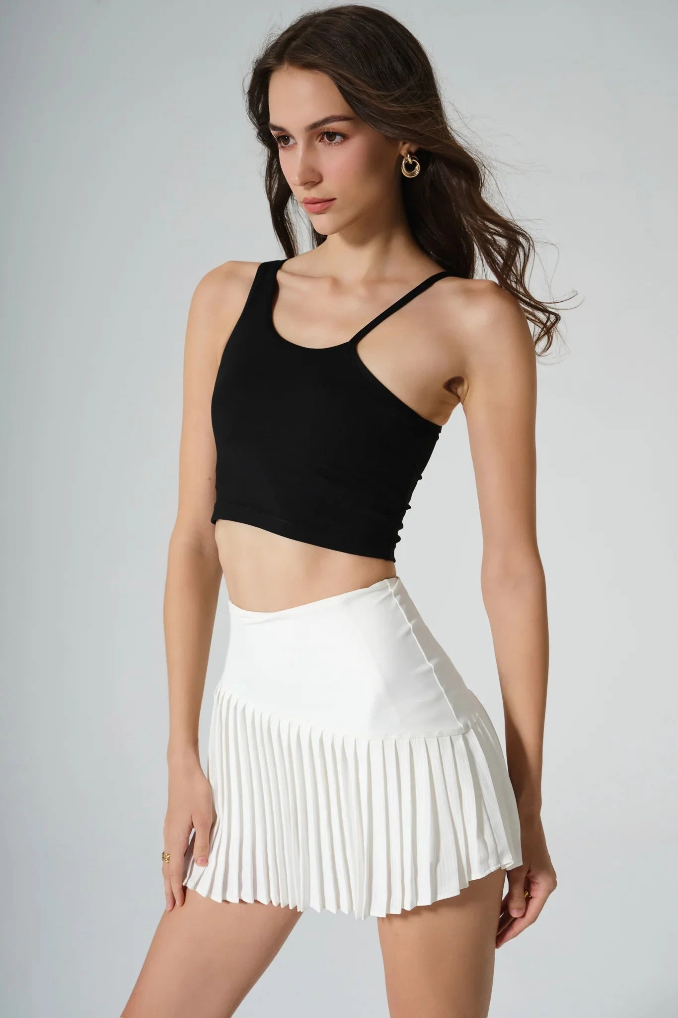Comfy Design fashion industry Dahlia Pleated Skirt - White