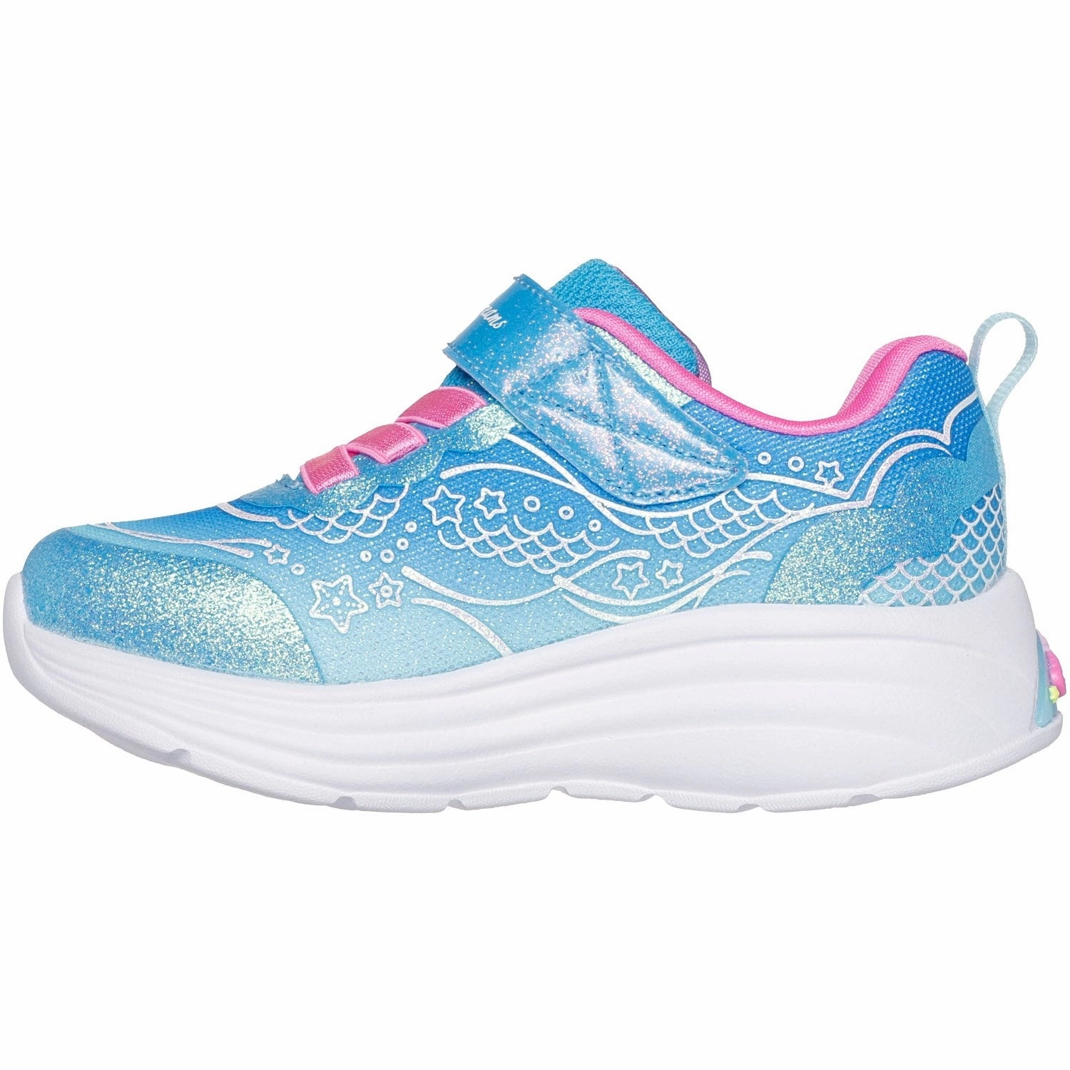 Tough Rubber Cross Training Optimized Skechers My Dreamers - Lil Mermaid Sneakers