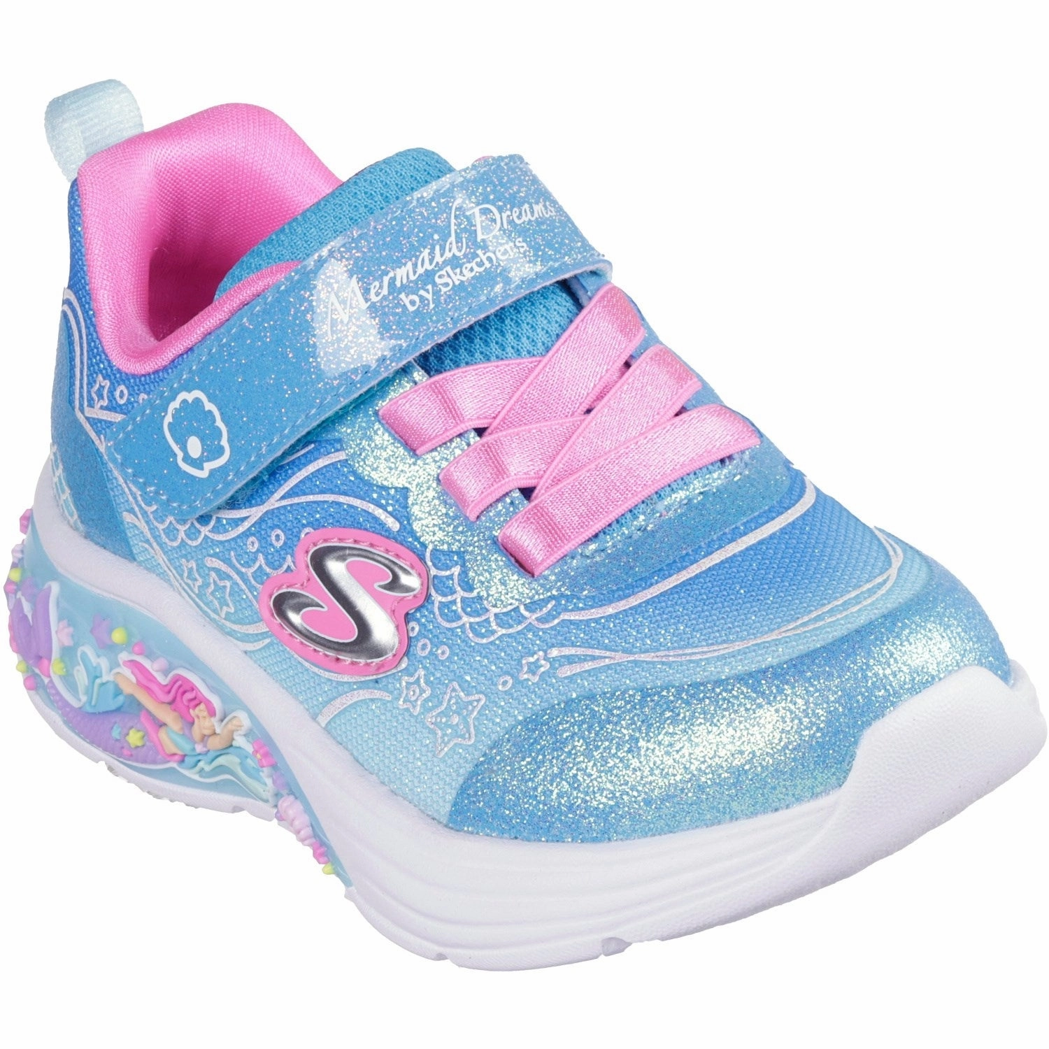 Skechers My Dreamers - Lil Mermaid Sneakers Wide Base