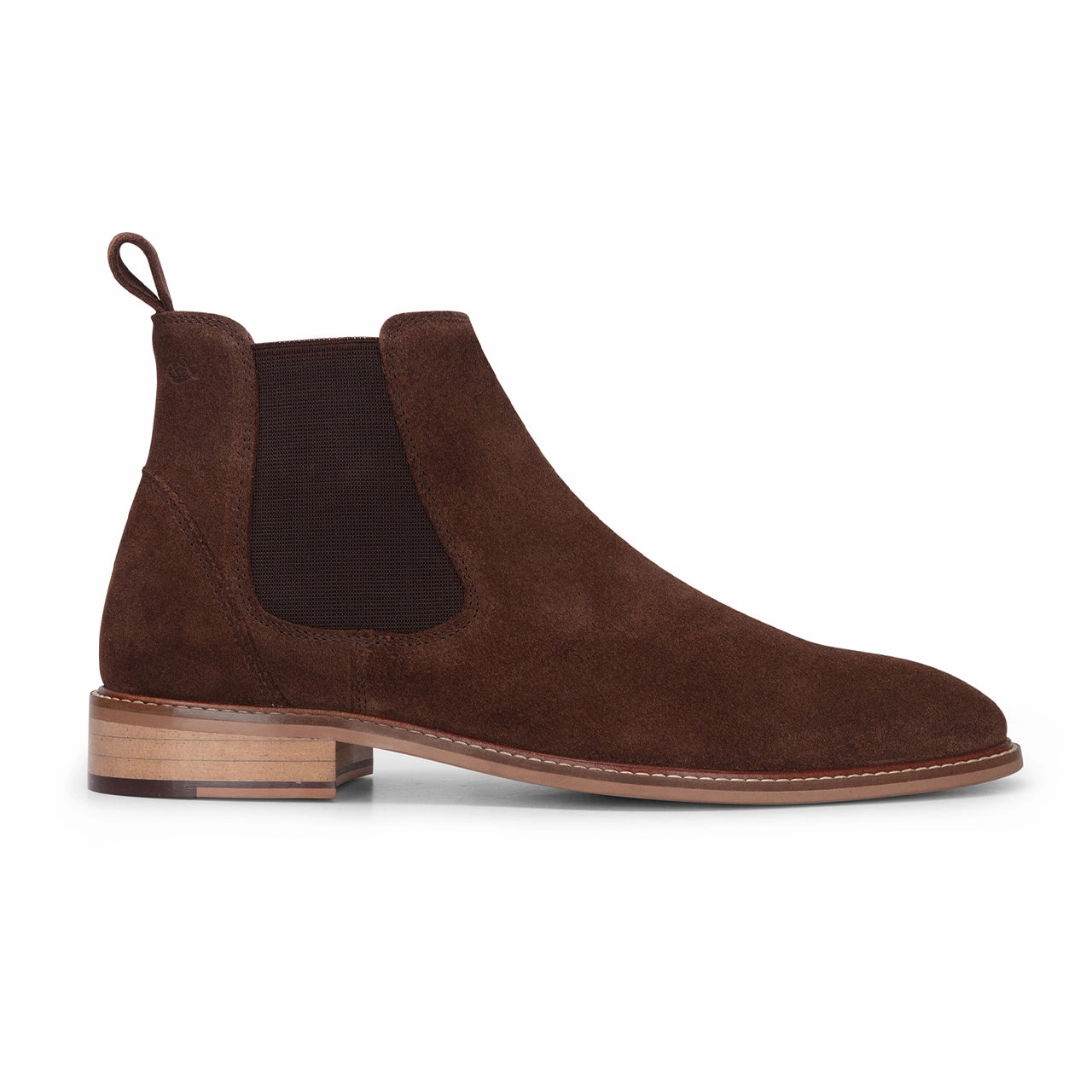 Indoor Work Ventilated Footbed Design London Brogues Men's Brown Suede Leather Chelsea Boots
