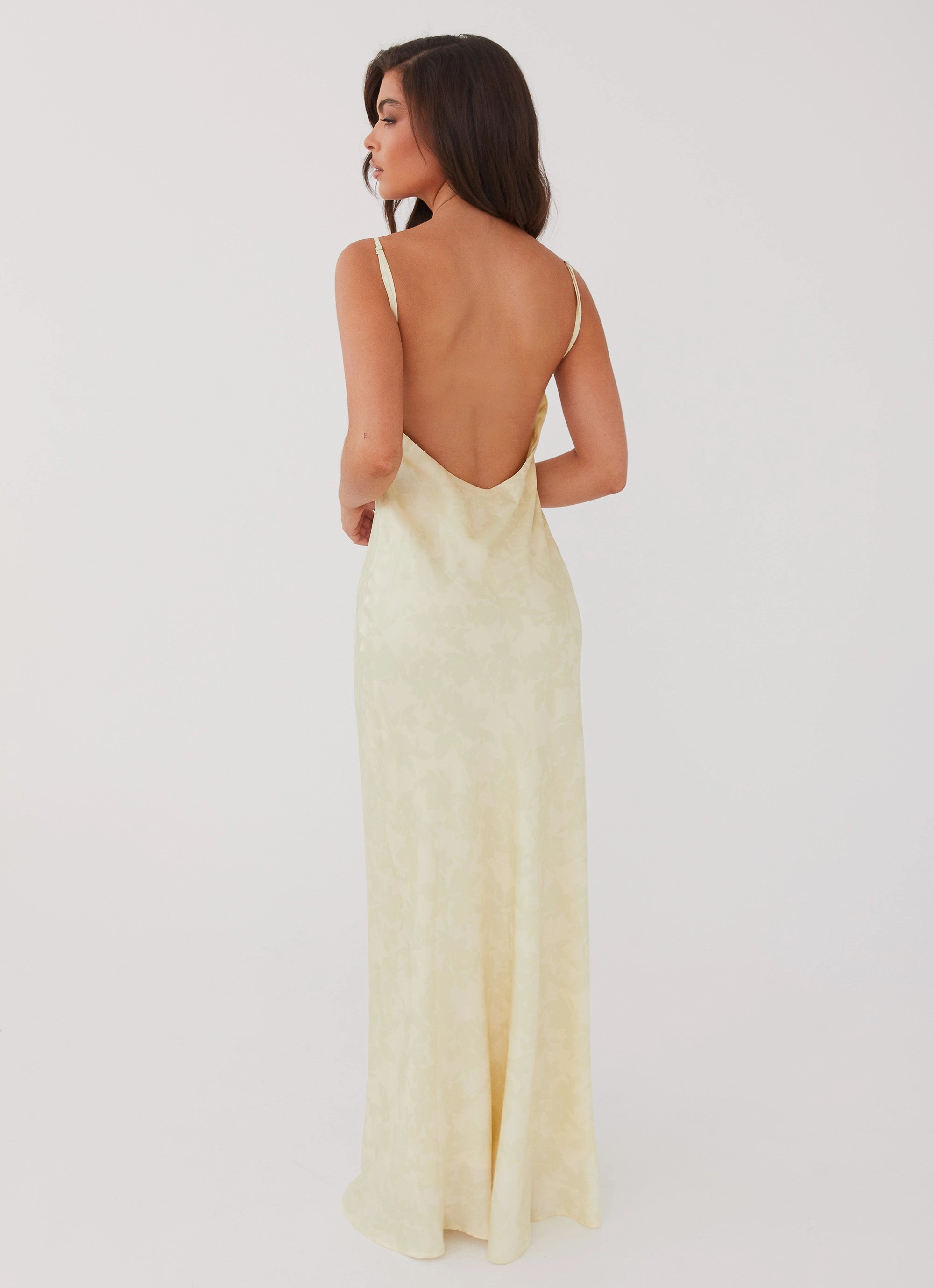 Sorrento Sun Maxi Dress - Yellow Floral Shape Retention Casual Mode