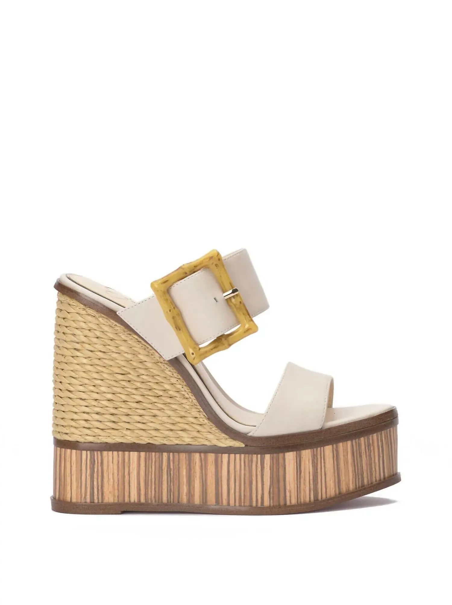Hendrya Wedge Sandal In Natural Casual Footwear for Active Life Anti microbial coating