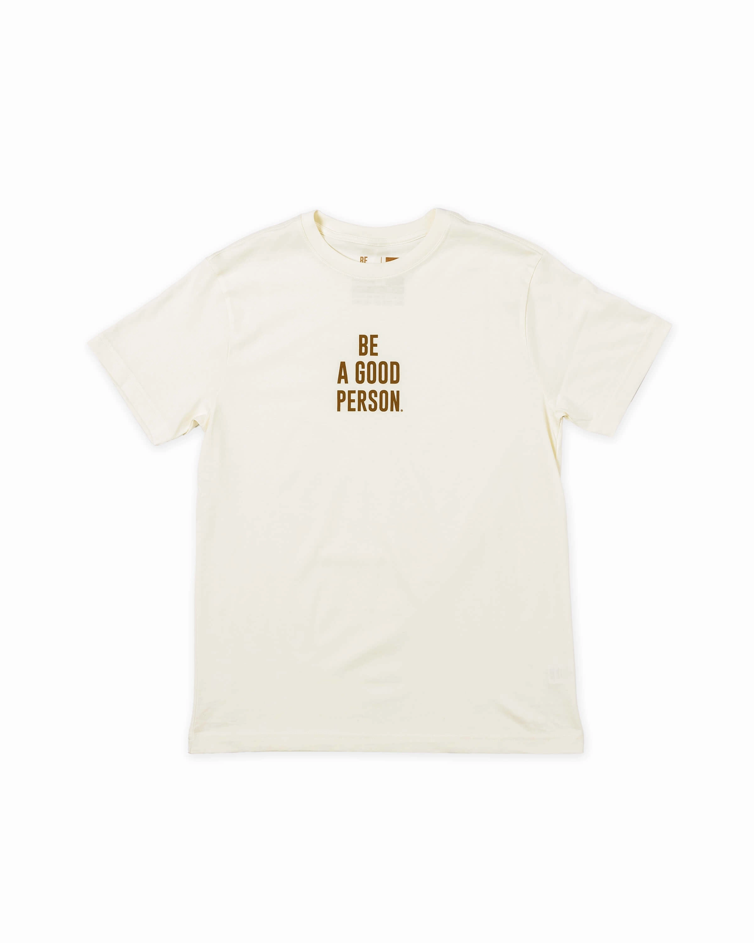 Sun Protection Signature T-Shirt - Cream/Brown