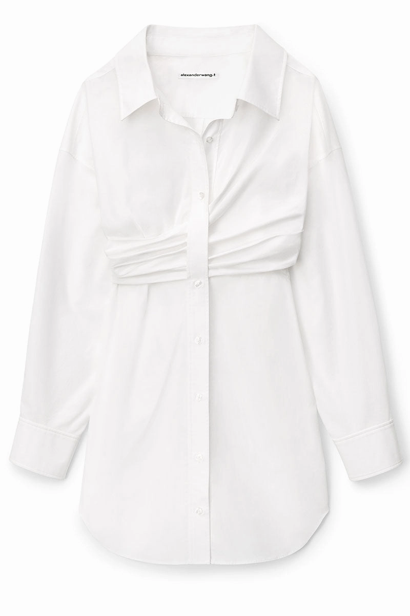 Button Up Dress Breath Soft