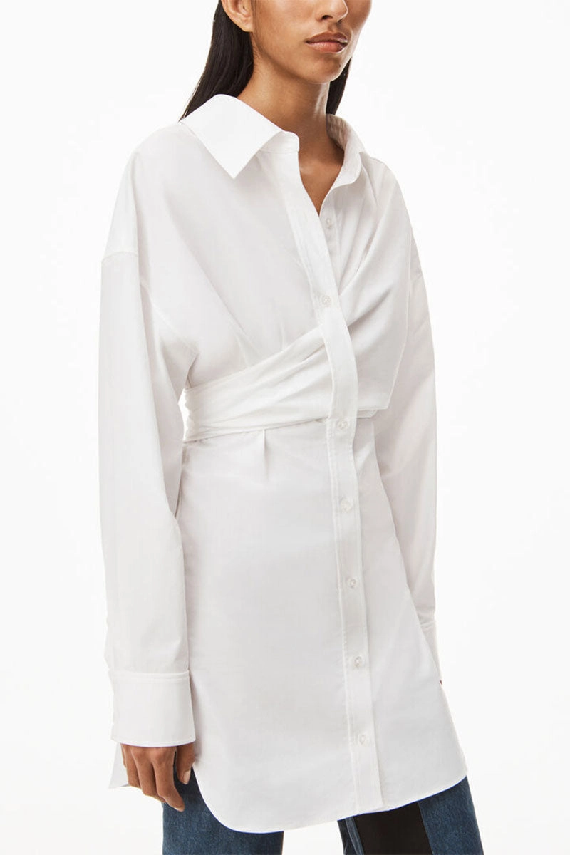 Lounge Fit Relax Mode Button Up Dress