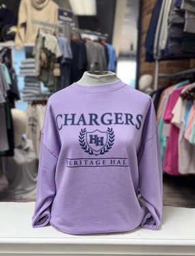 Urban Look Campus Crew Sweatshirt, lilac, Chargers with Crest