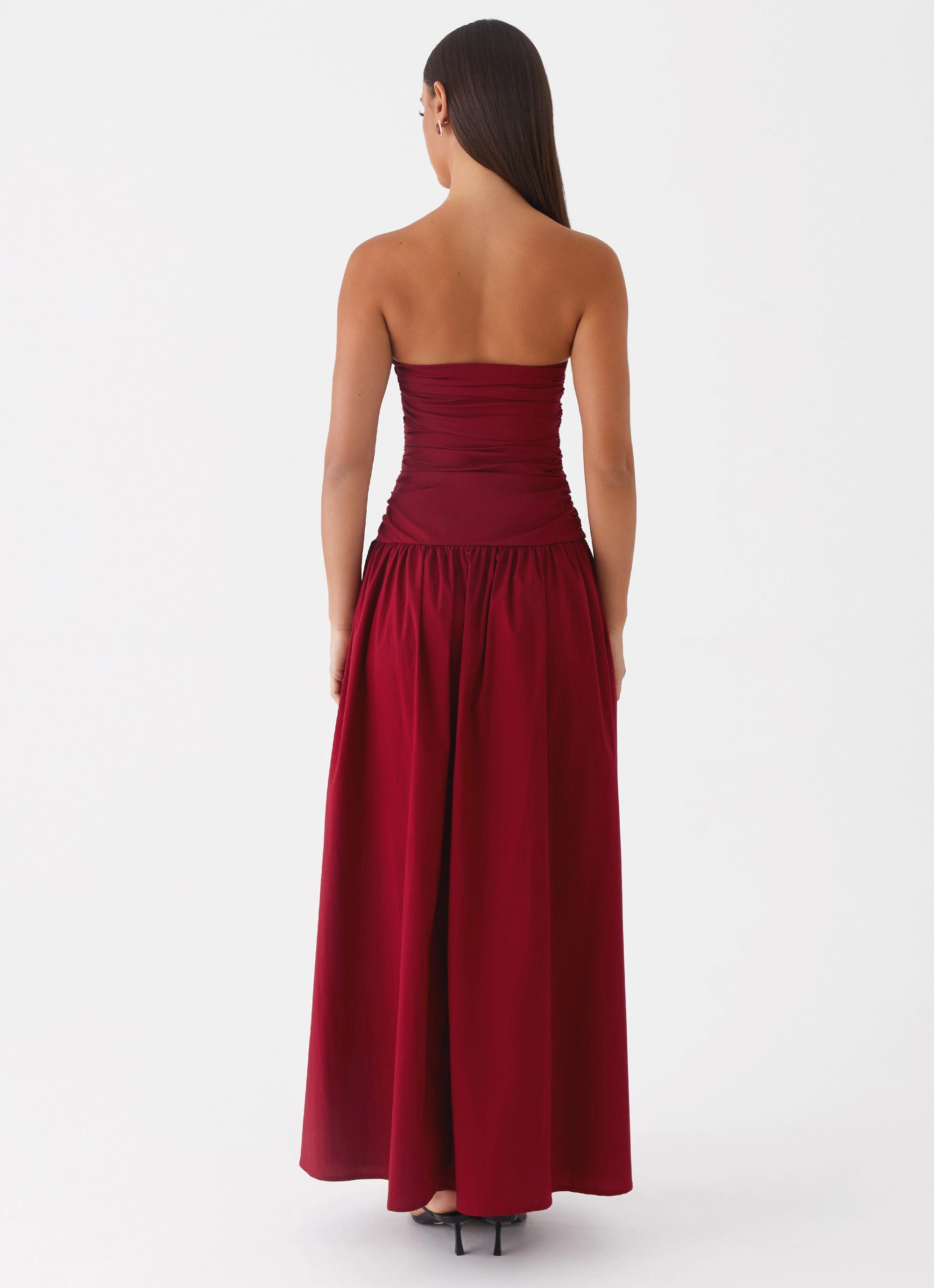 Chic Ensemble Carmel Maxi Dress - Merlot