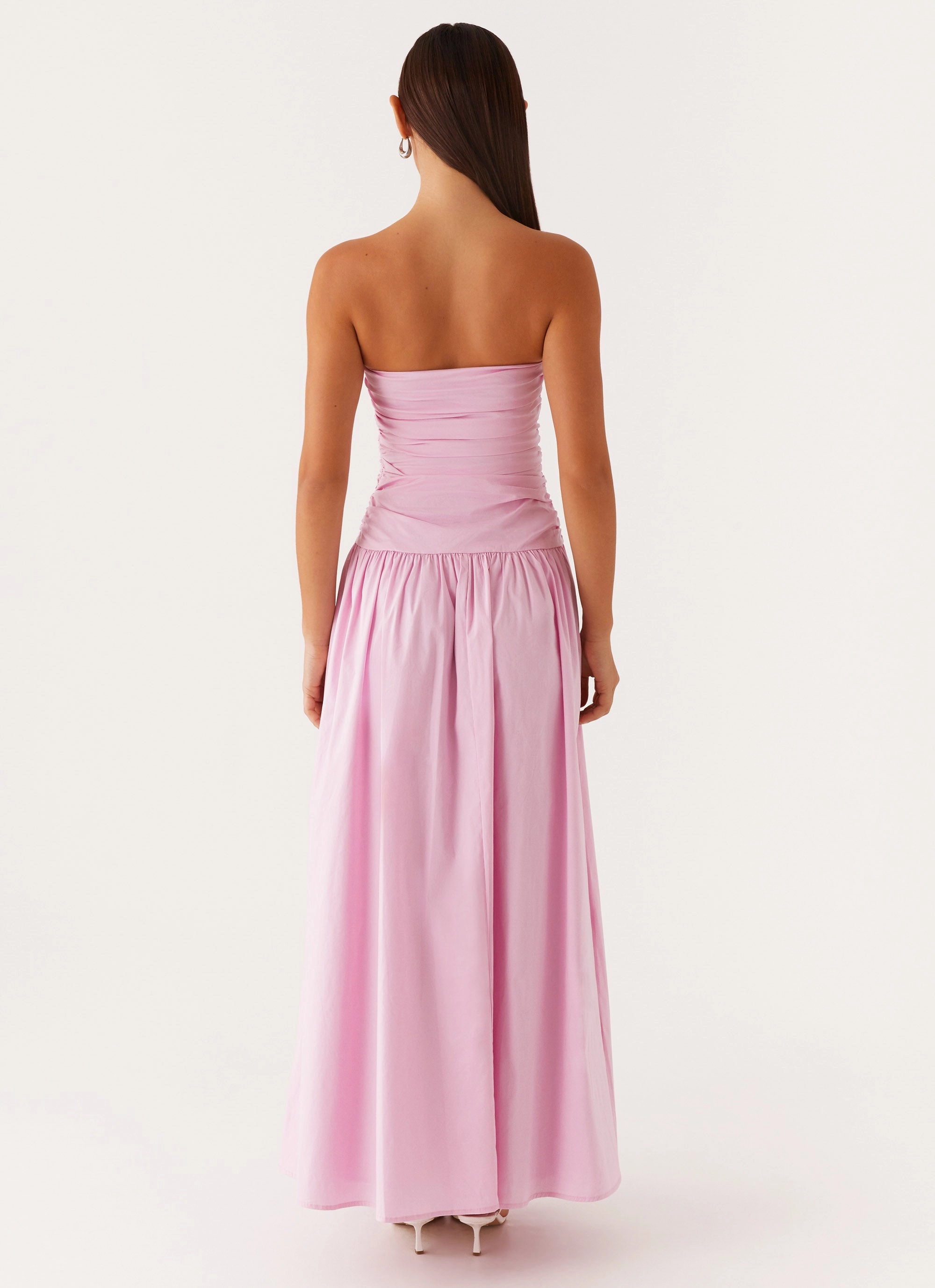Carmel Maxi Dress - Pink DoubleLayeredMaterial
