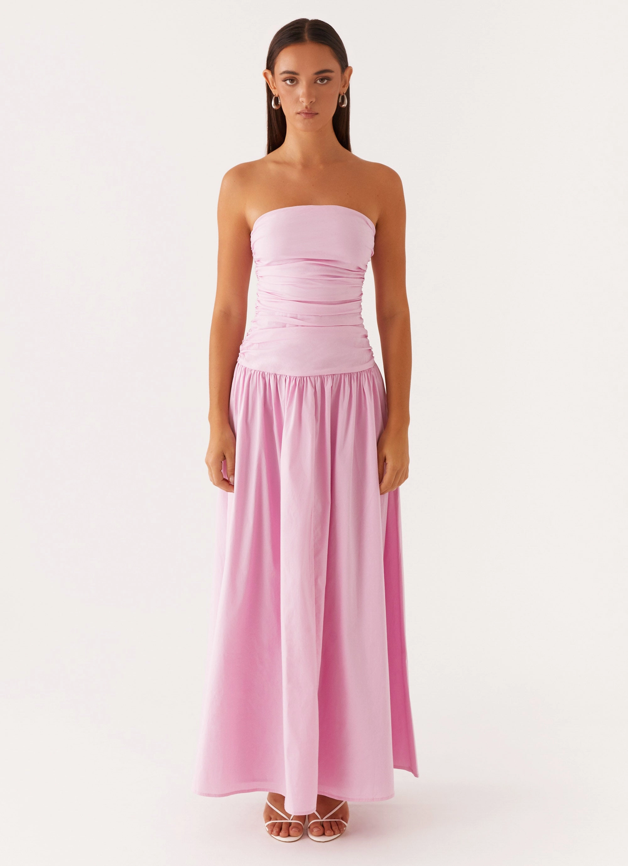 Timeless Comfort Wear Classic Tailoring Carmel Maxi Dress - Pink