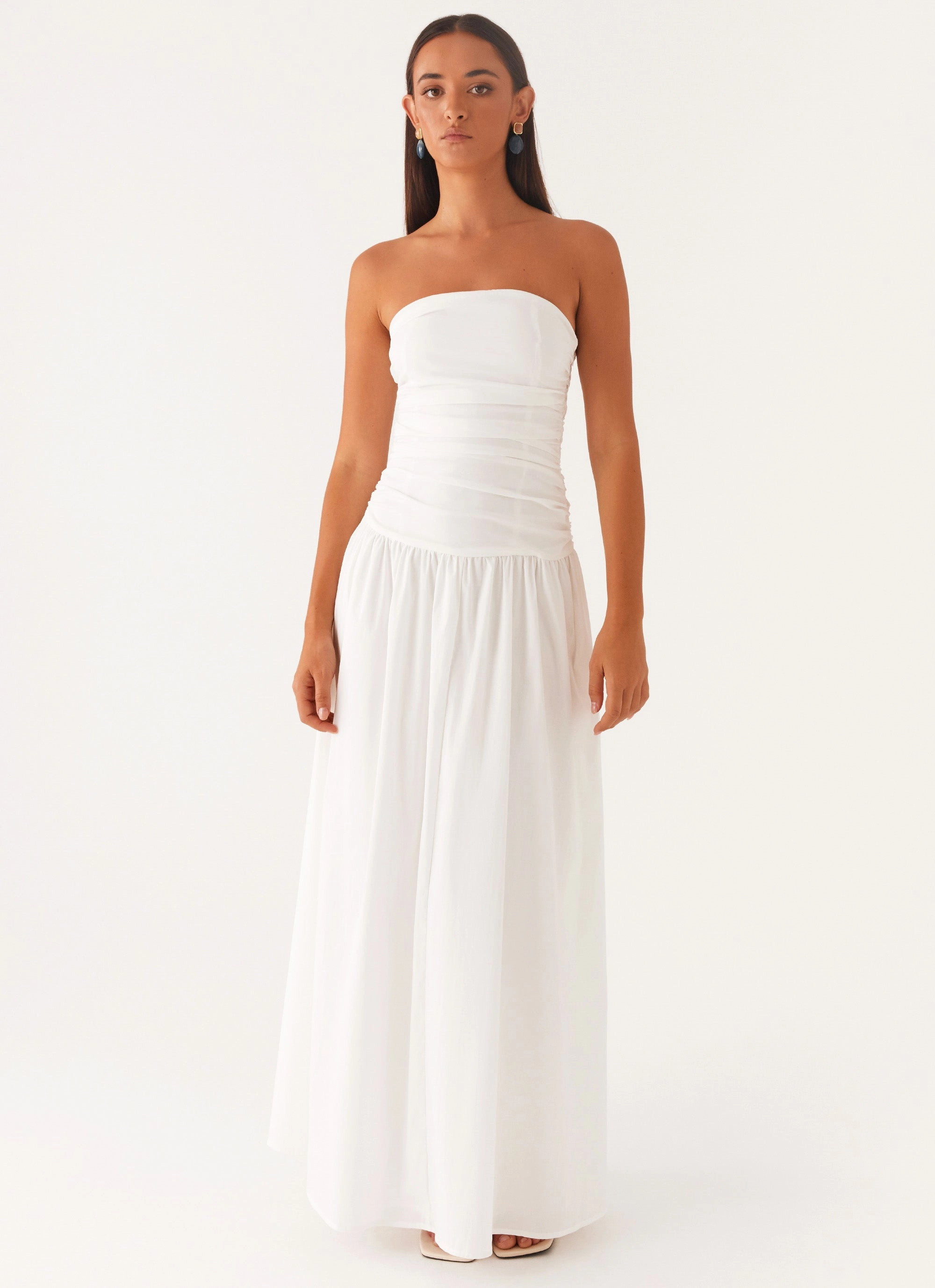 Workwear Comfort Carmel Maxi Dress - White