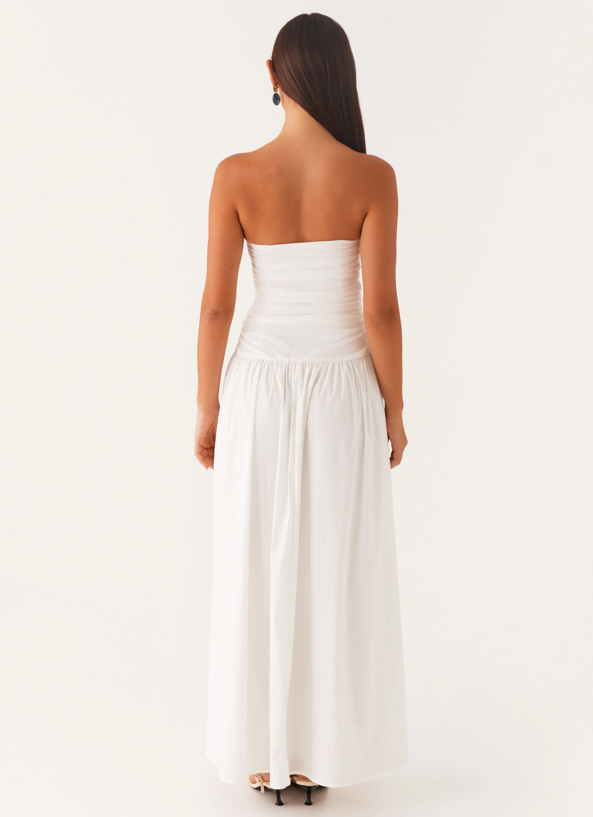 Carmel Maxi Dress - White Soft Presence