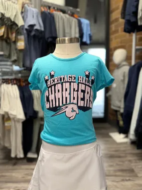 Toddler T-Shirt, aqua, stars Outdoor Light