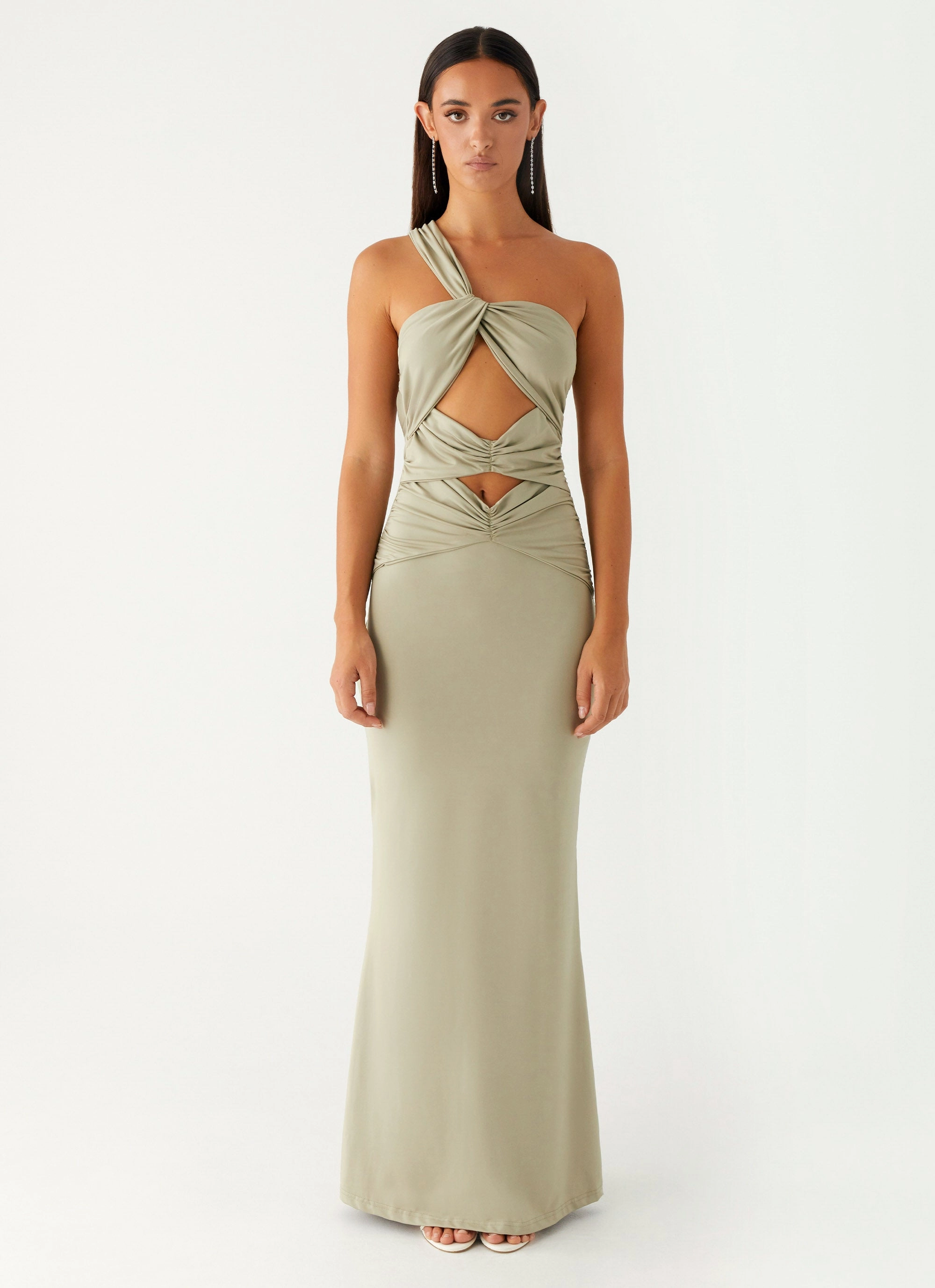 Perfect Style Christie Maxi Dress - Sage