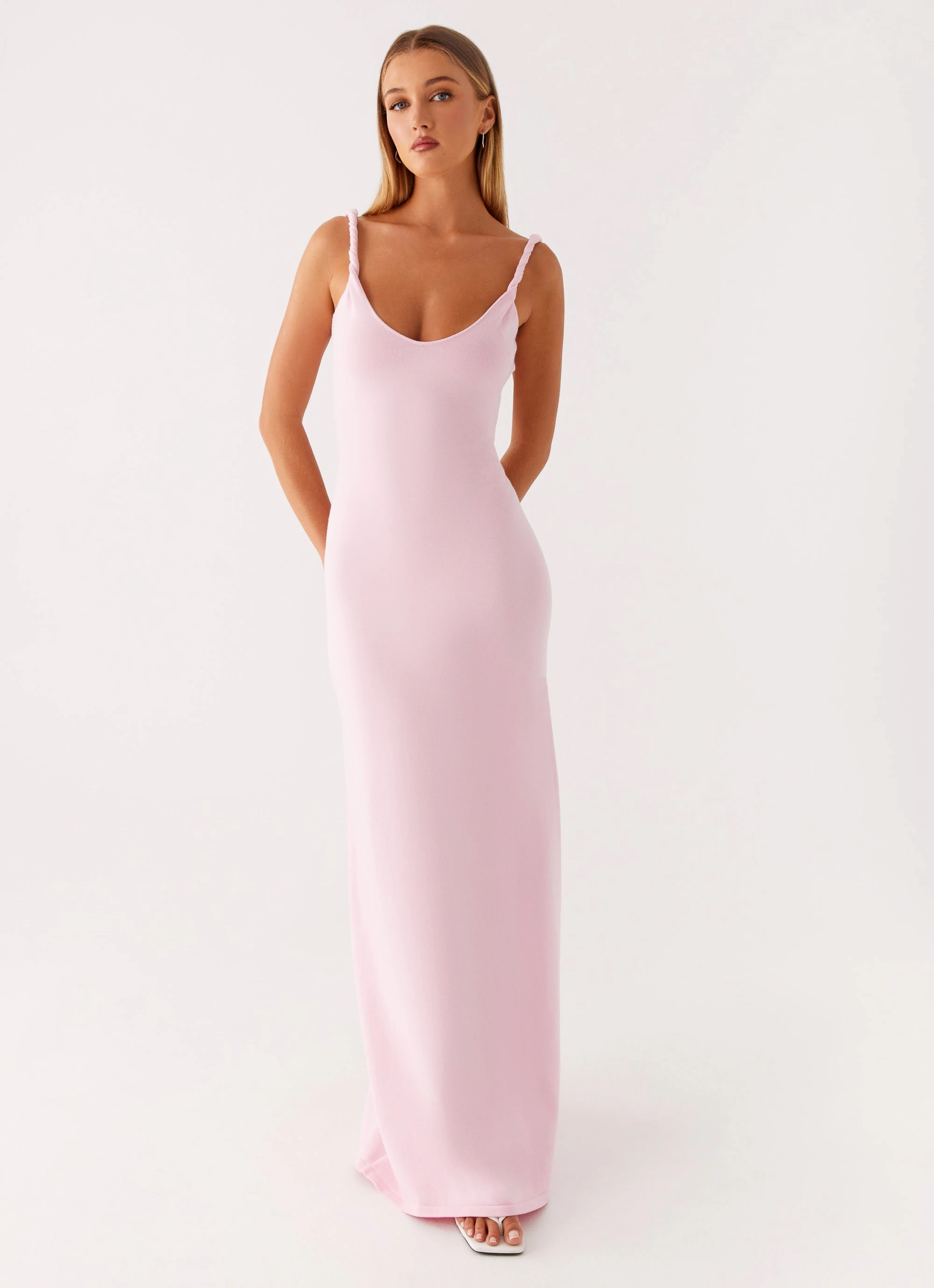 Clean Grace Anastasia Maxi Dress - Pink