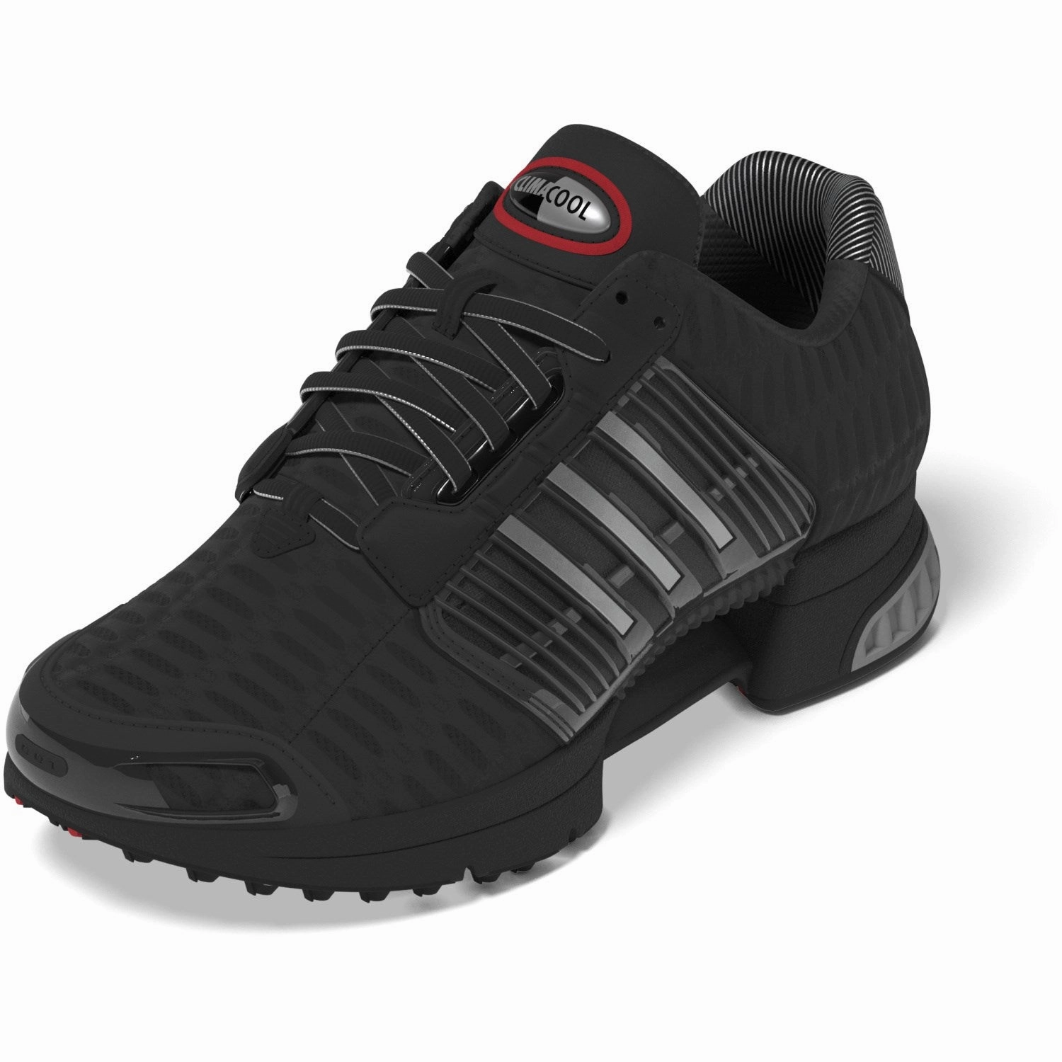 Optimal Flexibility adidas Originals Core Black/Matte Silver/Red Climacool 1 J Sneakers