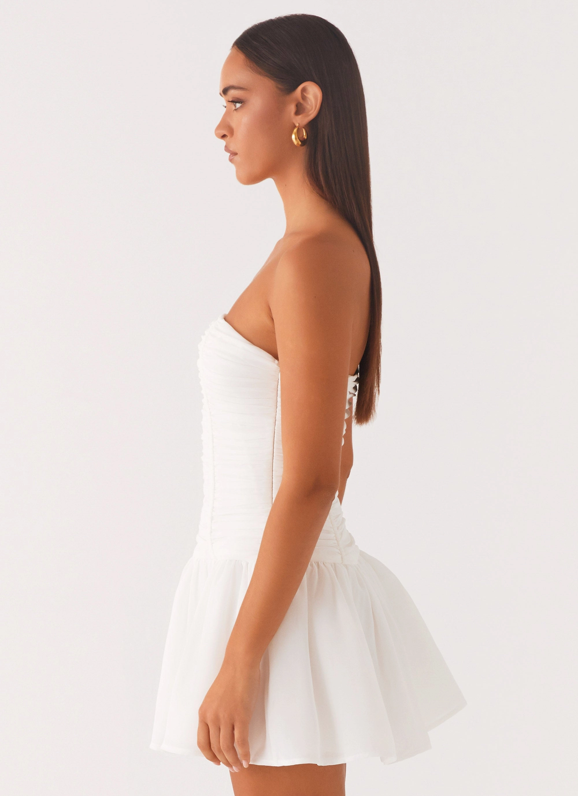 Meadow Dreams Mini Dress - White Calm Movement