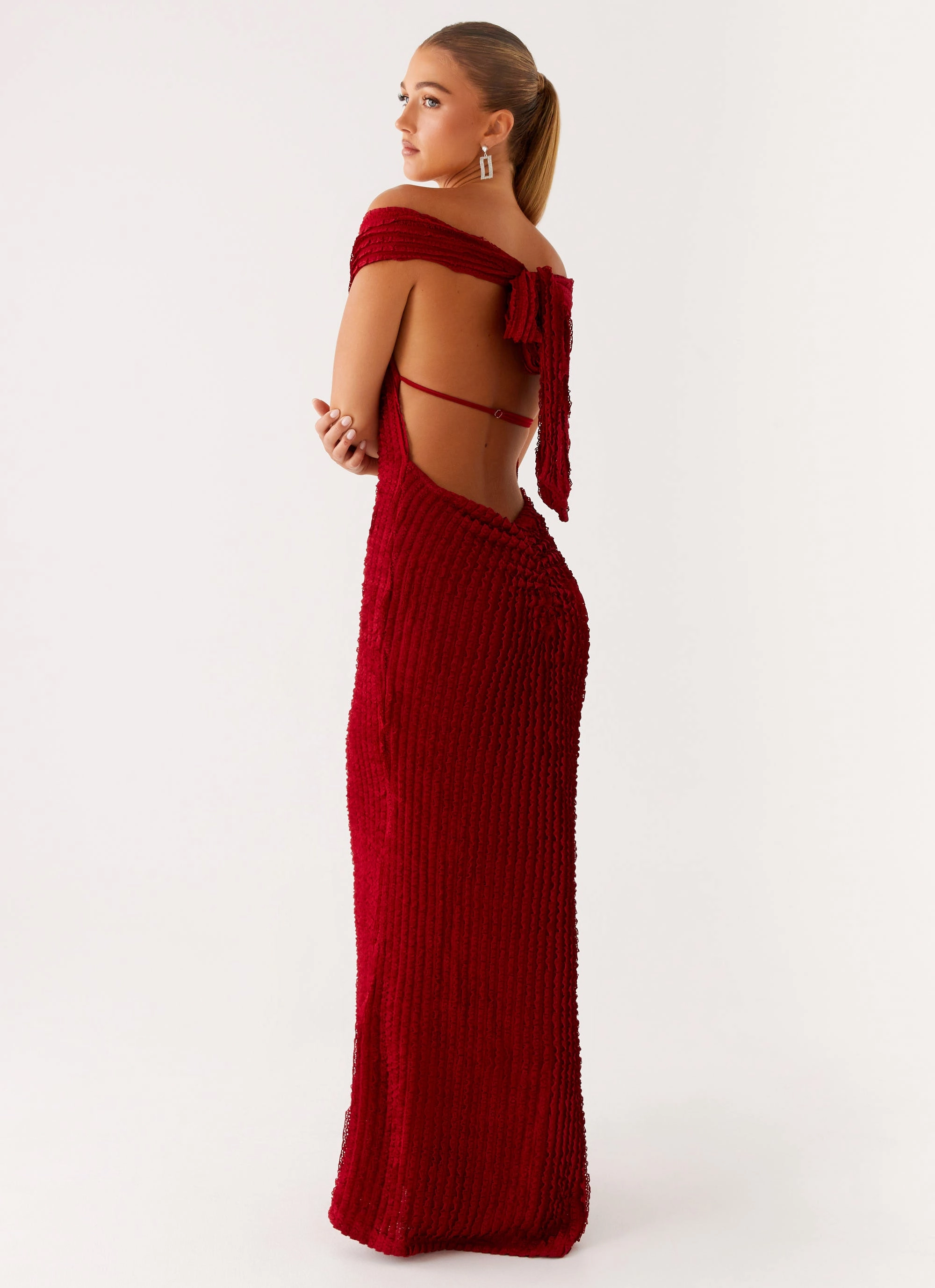 Day Glow Chantelle Maxi Dress - Red