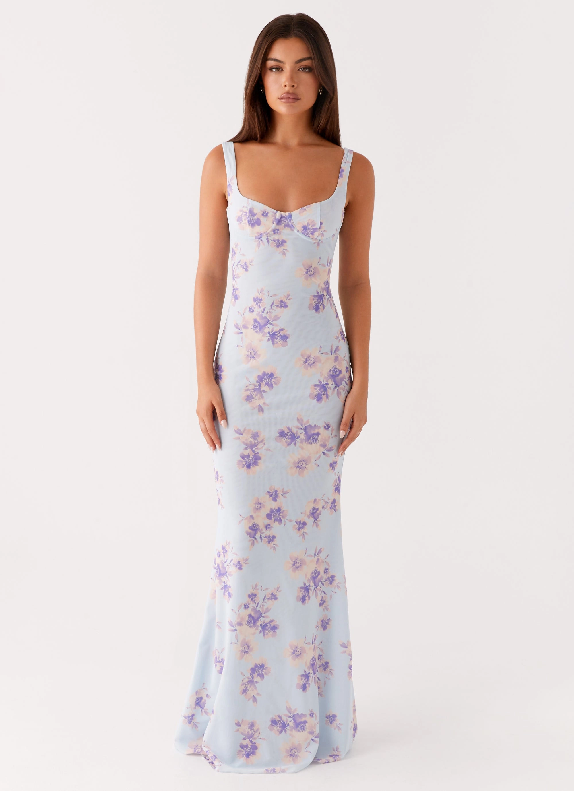 Sheer Element Charity Maxi Dress - Print