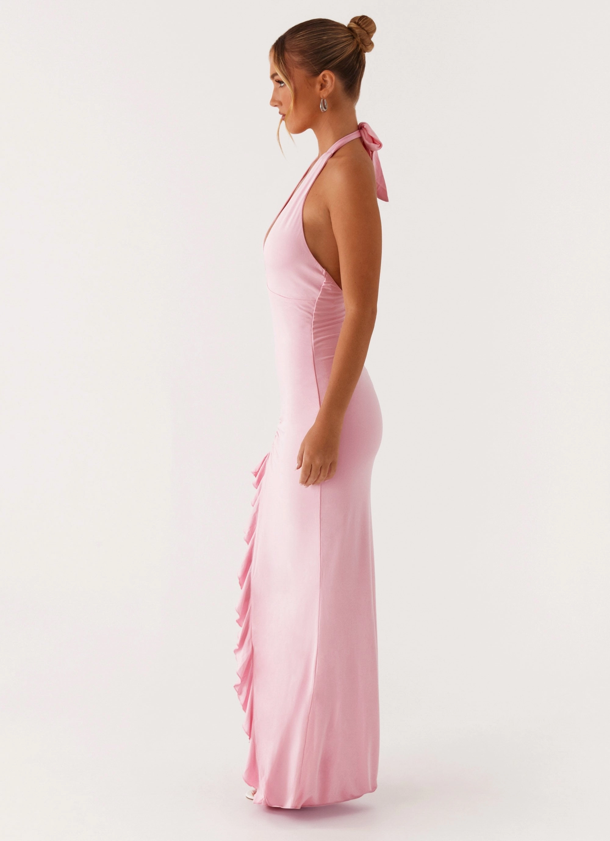 Charmed By You Maxi Dress - Pink Perfect Fit Wear Sleek Form