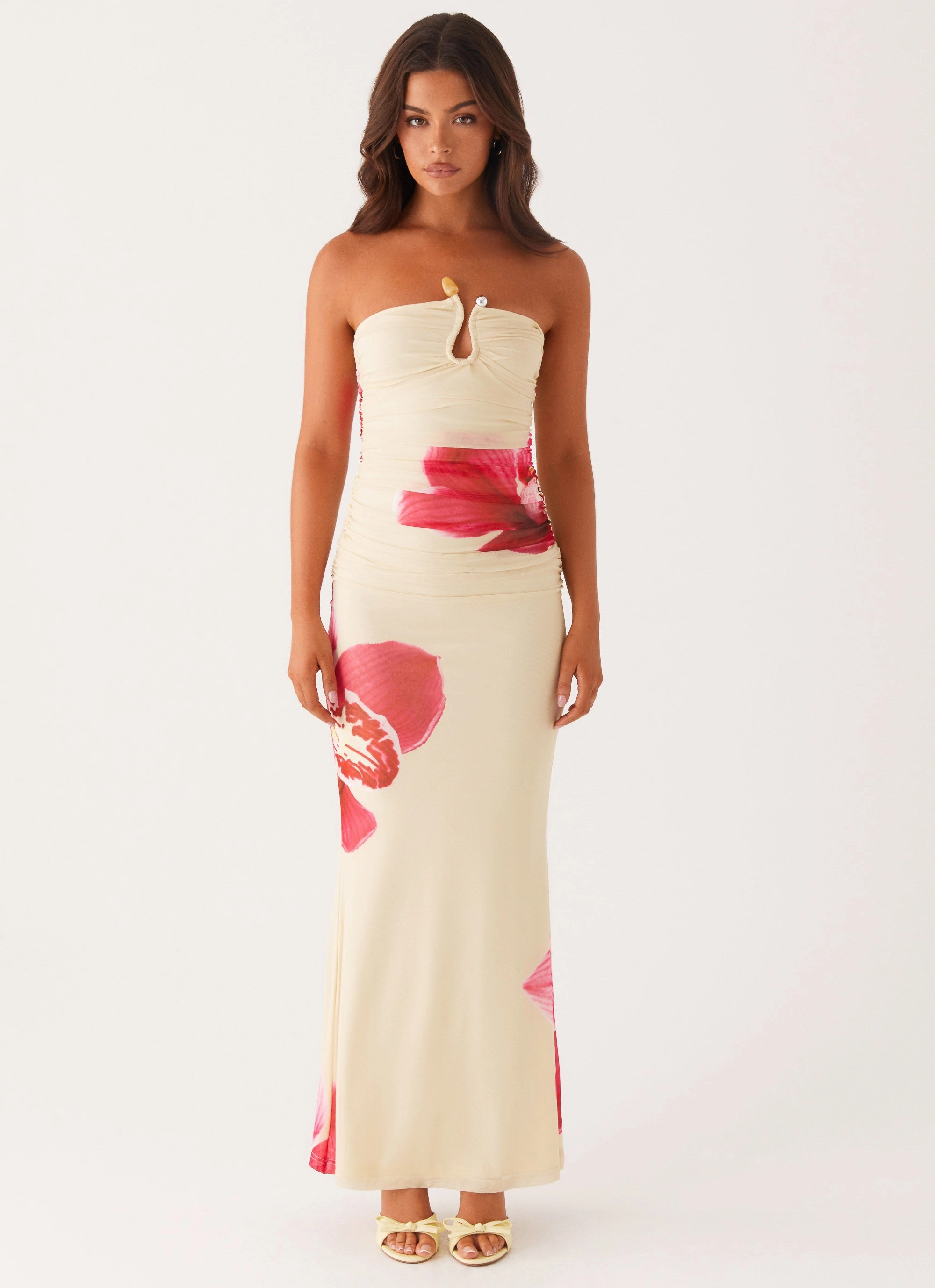 Rudy Maxi Dress - Orchid Yellow Texture Blend